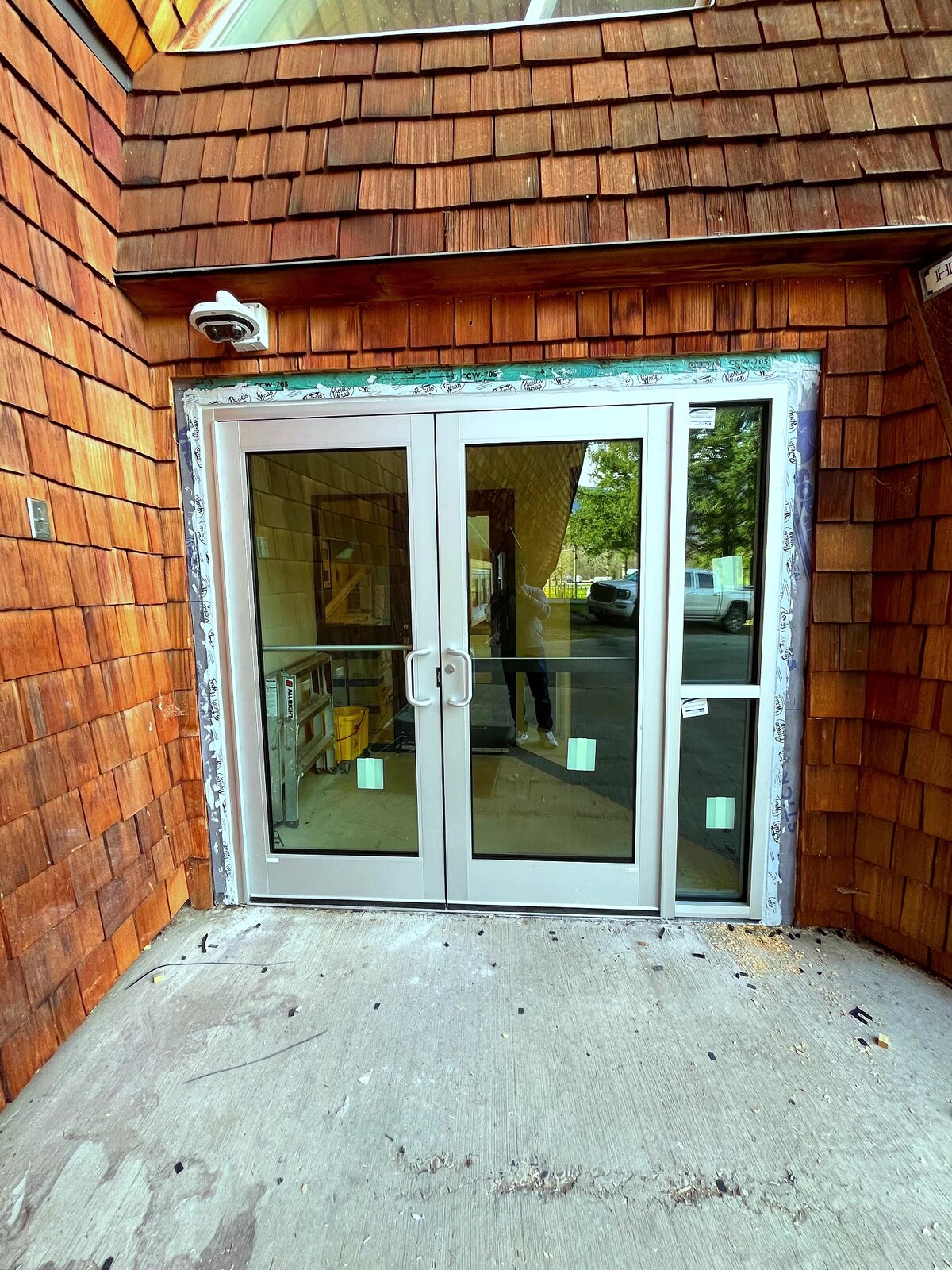 Commercial glazed entrance replacement project